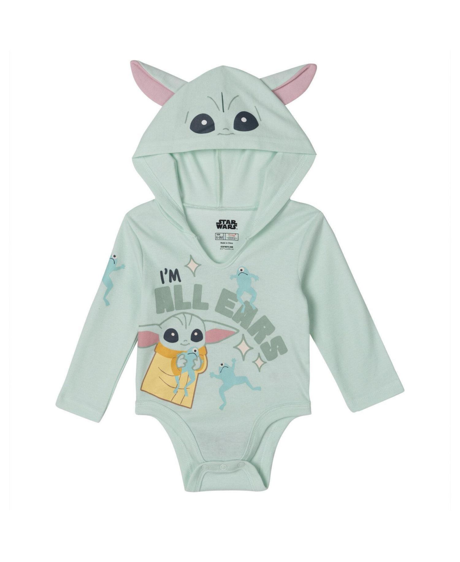 Baby Boys' ( New born to 24 M ) Star Wars Cosplay Hooded Bodysuit