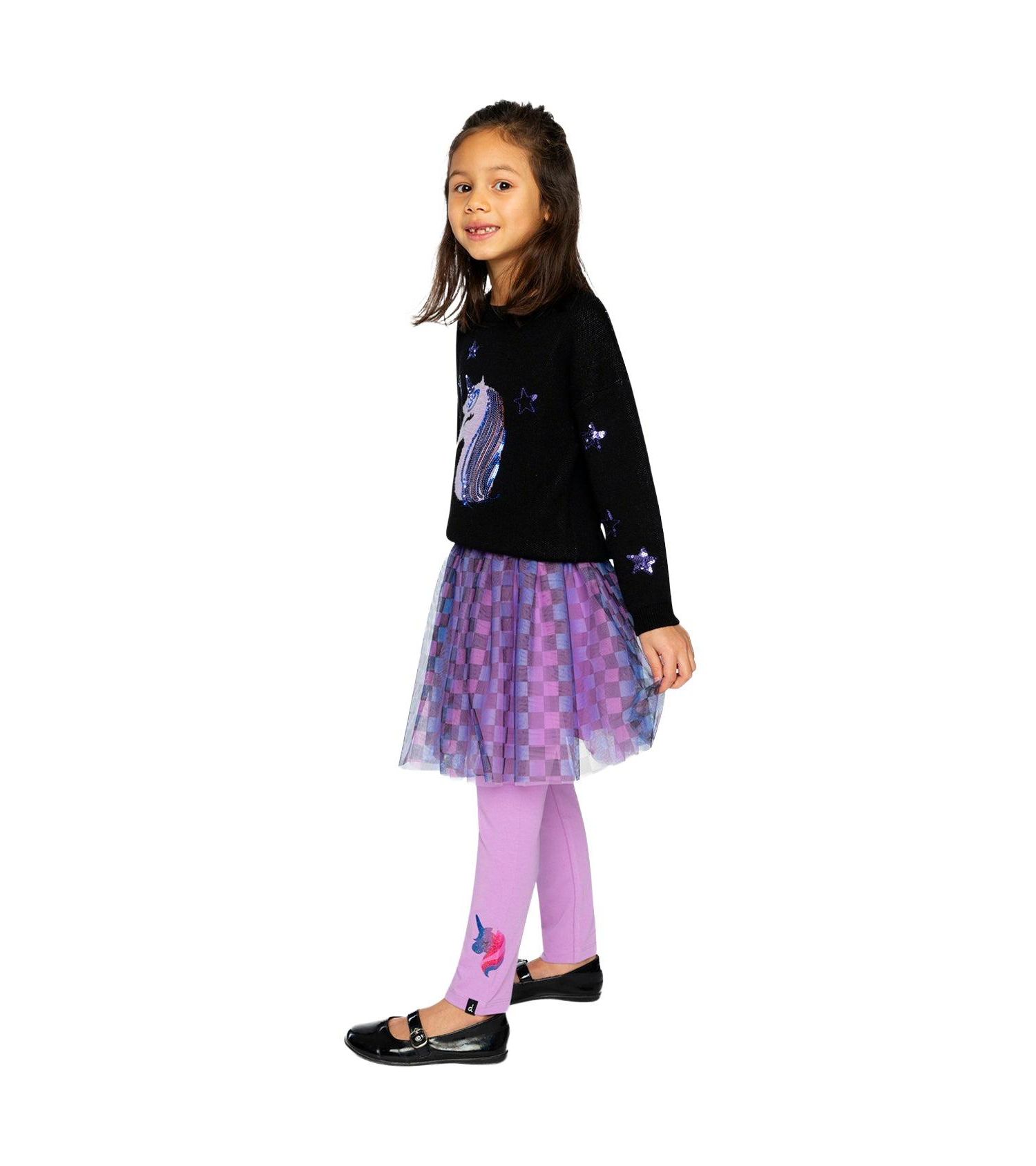 Little and Big Girl (6 - 12) Cotton Jersey Leggings Pant