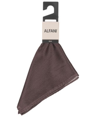 Men's Herringbone Pocket Square Tie