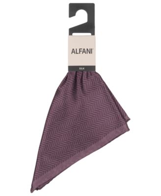 Men's Herringbone Pocket Square Tie