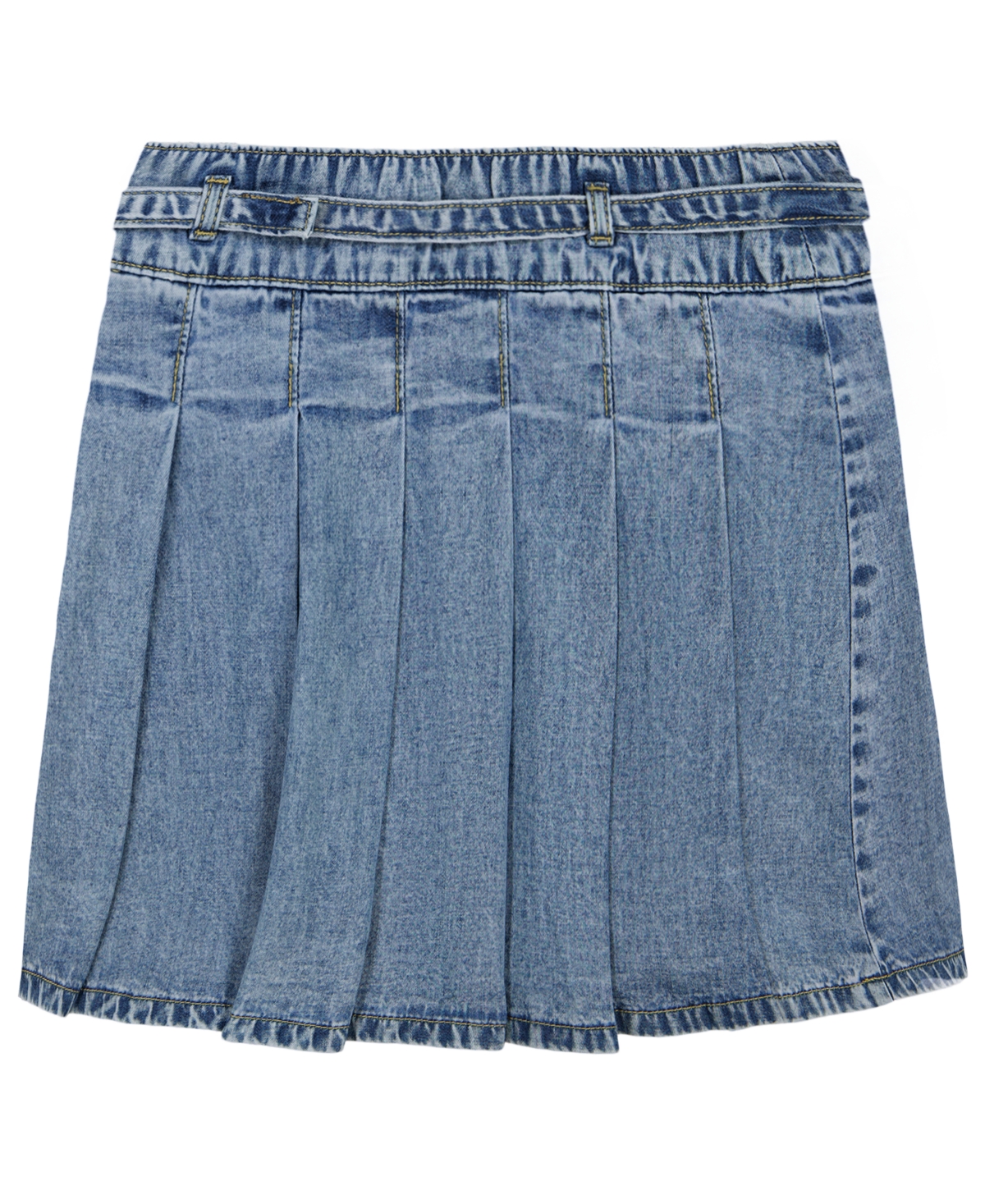 Tommy Hilfiger Girls' 7-16 Denim Pleated Skirt
