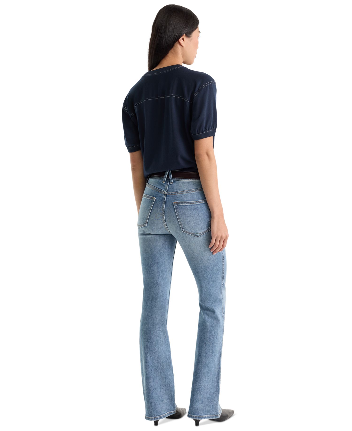 Women's High-Rise Slim Bootcut Jeans