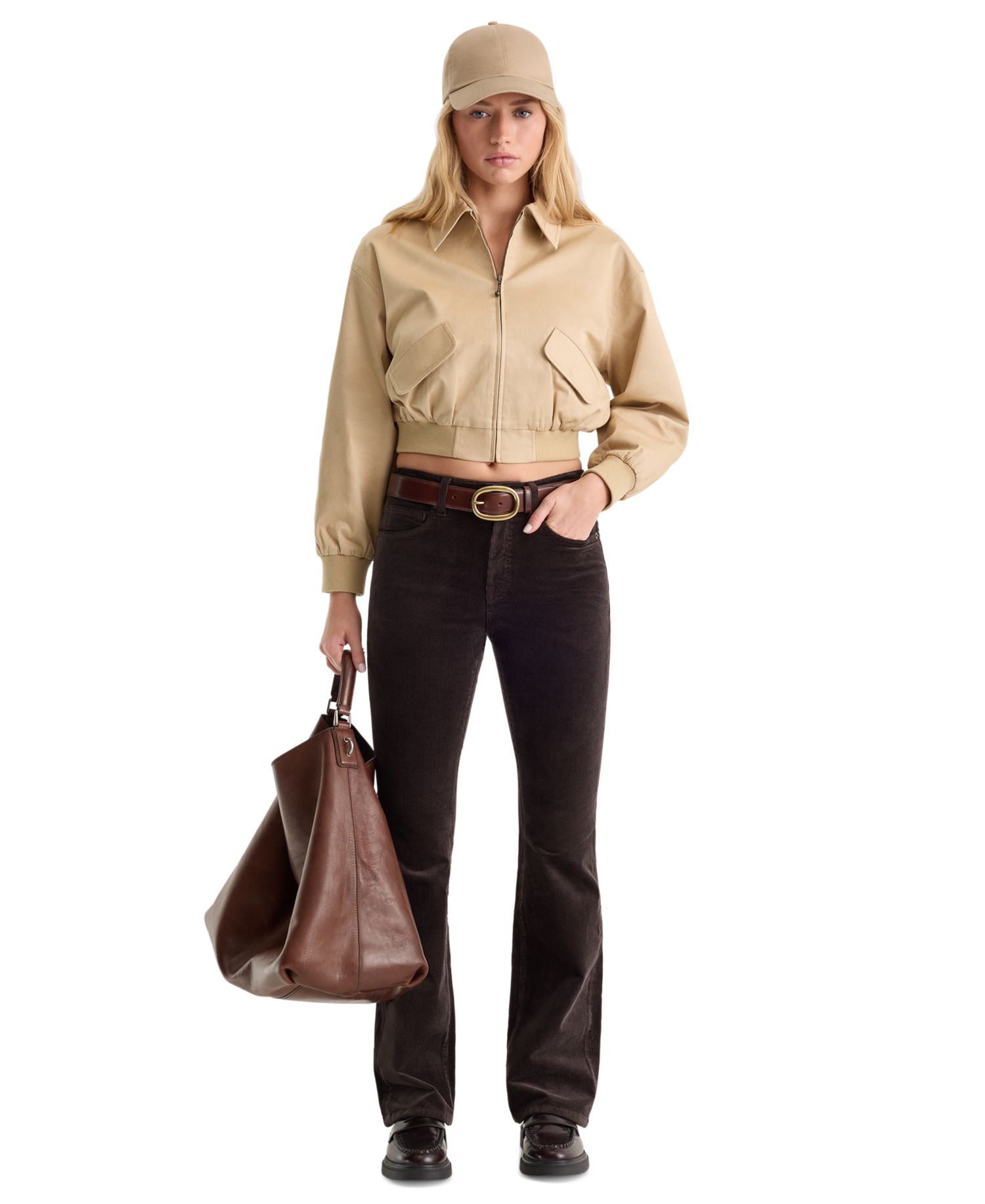 Women's Corduroy High-Rise Bootcut Jeans