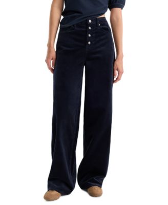 Women's Vintage High-Rise Wide-Leg Corduroy Jeans
