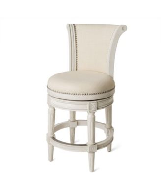 Pullman Swivel Upholstered Counter Stool with High Back