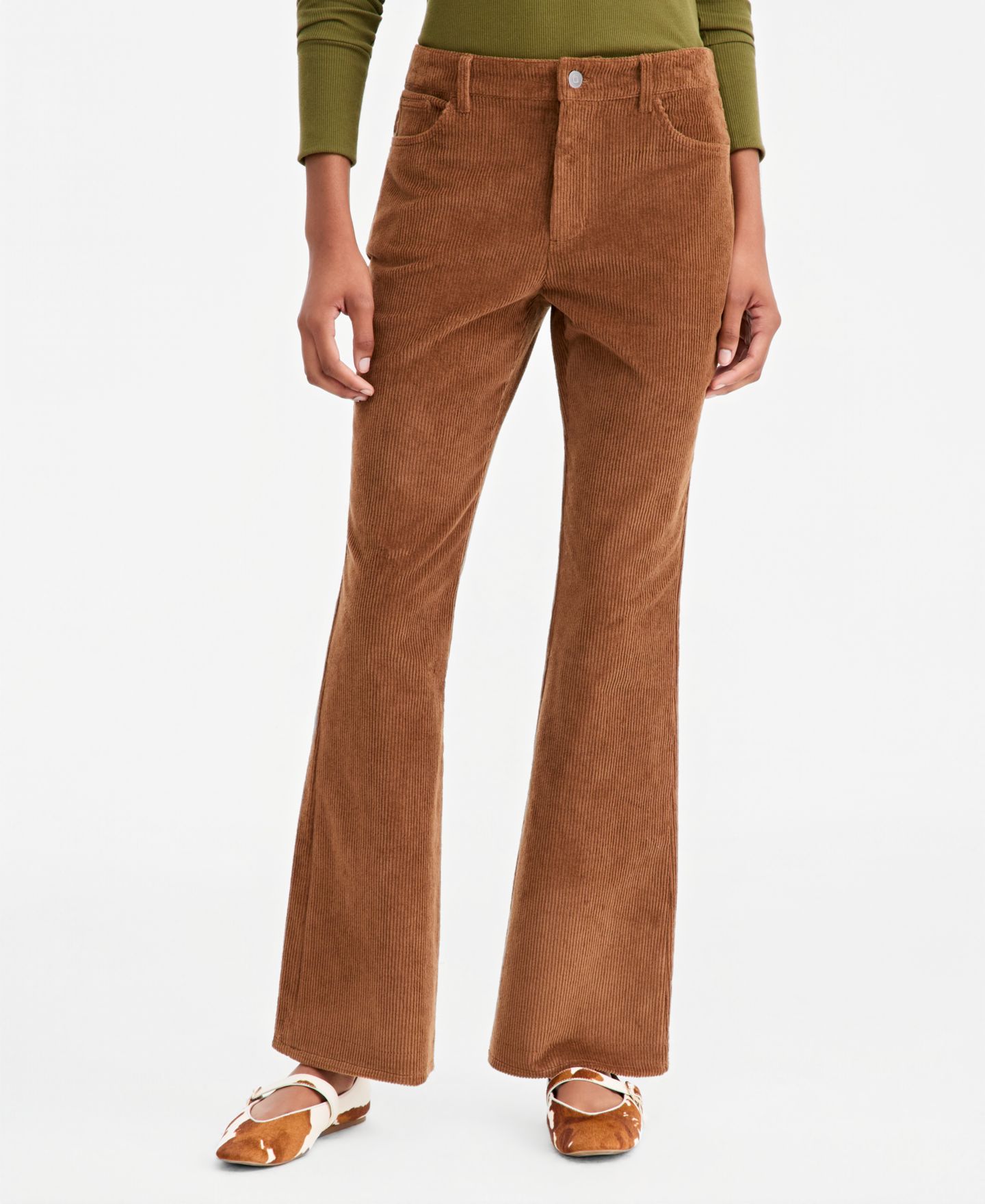 Женские брюки And Now This Petite Corduroy Flare, цвет: Nutmeg — фото 3