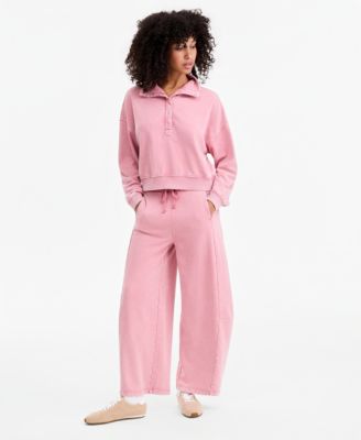 Women's Fleece High-Rise Drawstring Pants