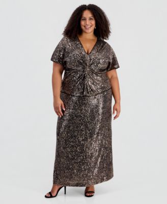 Sequin Top and Skirt