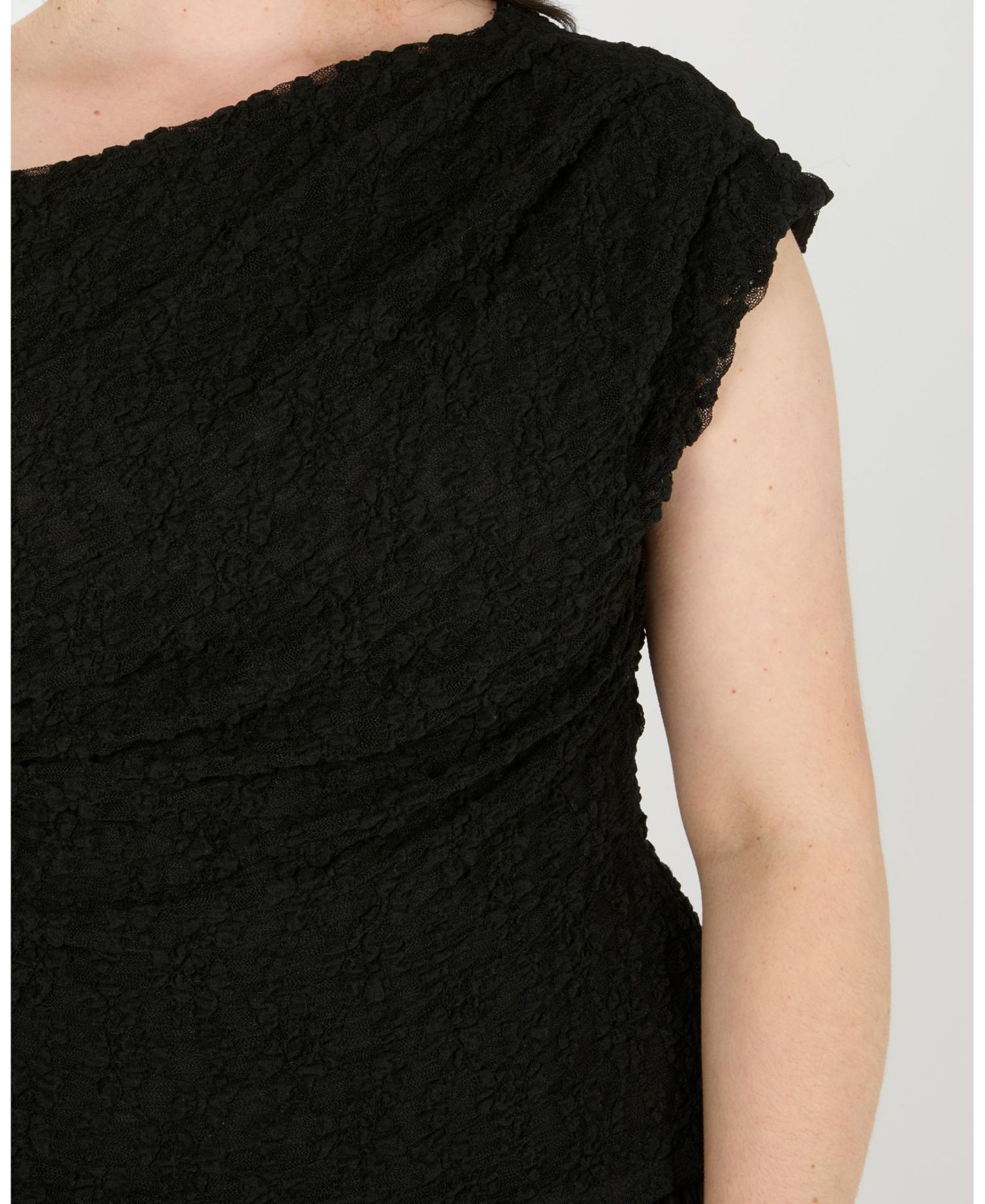 Women's Gia Lace One-Shoulder Fitted Top