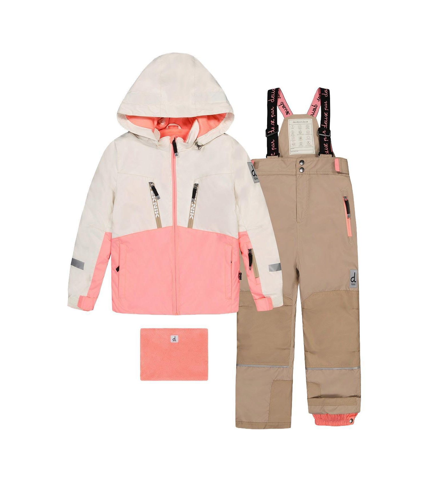 Little and Big Girl (6-14) Two Piece Teknik Snowsuit