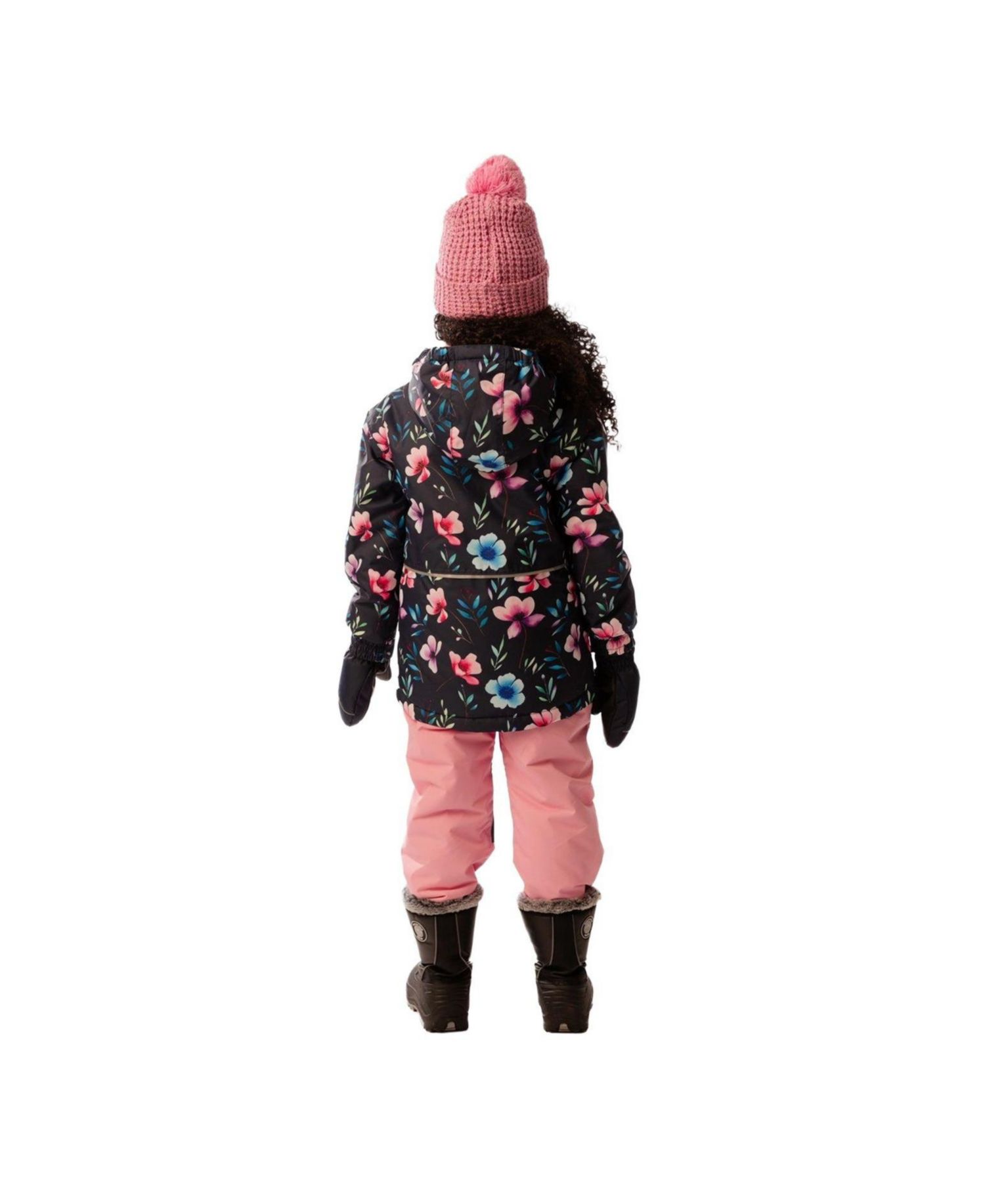 Little and Big Girl's (6-14) Light Weight Two Piece Chill Snowsuit Print
