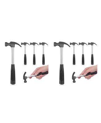 Mini Hammer Claw Rubber Handle Steel Head Shock Absorber