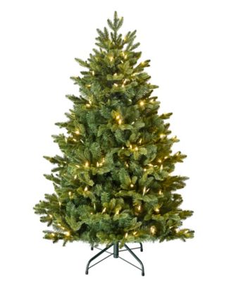 4.5" Pre-Lit Artificial Noble Fir Tree