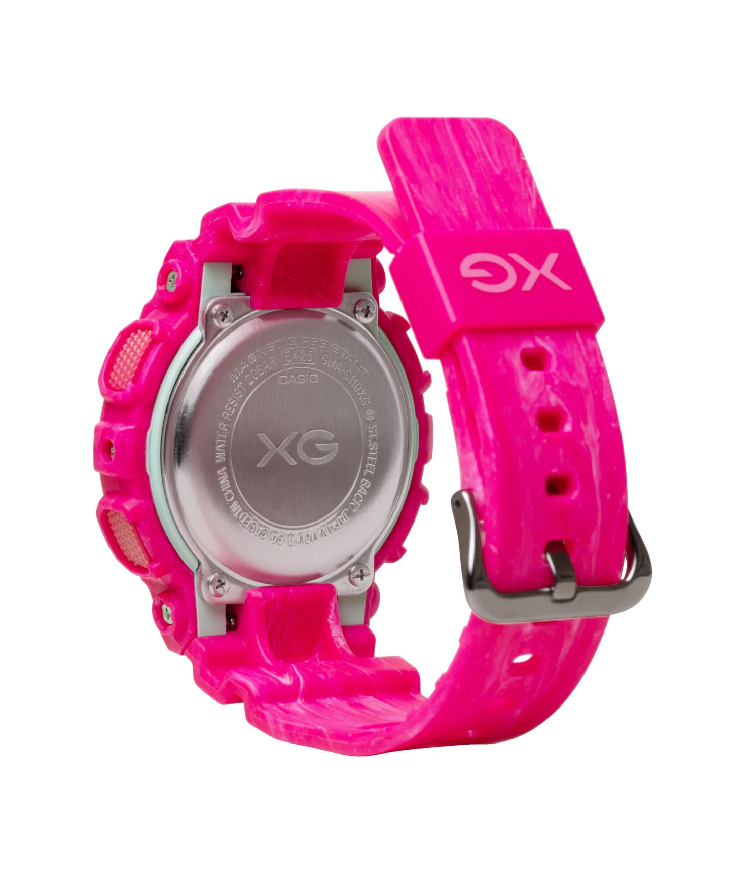 Женские часы G-Shock Japanese Quartz Pink Resin XG Limited Edition Watch 45.9mm — фото 3