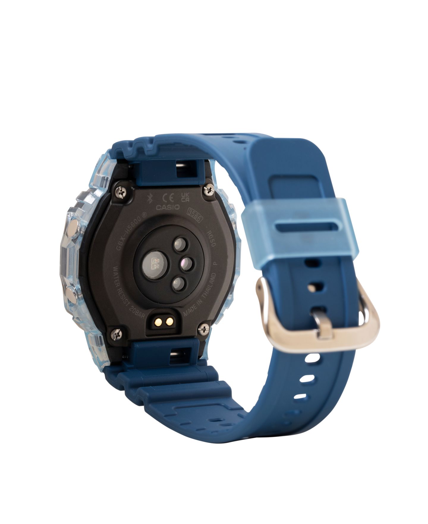 Мужские часы G-Shock Japanese Quartz Blue Soft Urethane Watch 51.1mm — фото 3