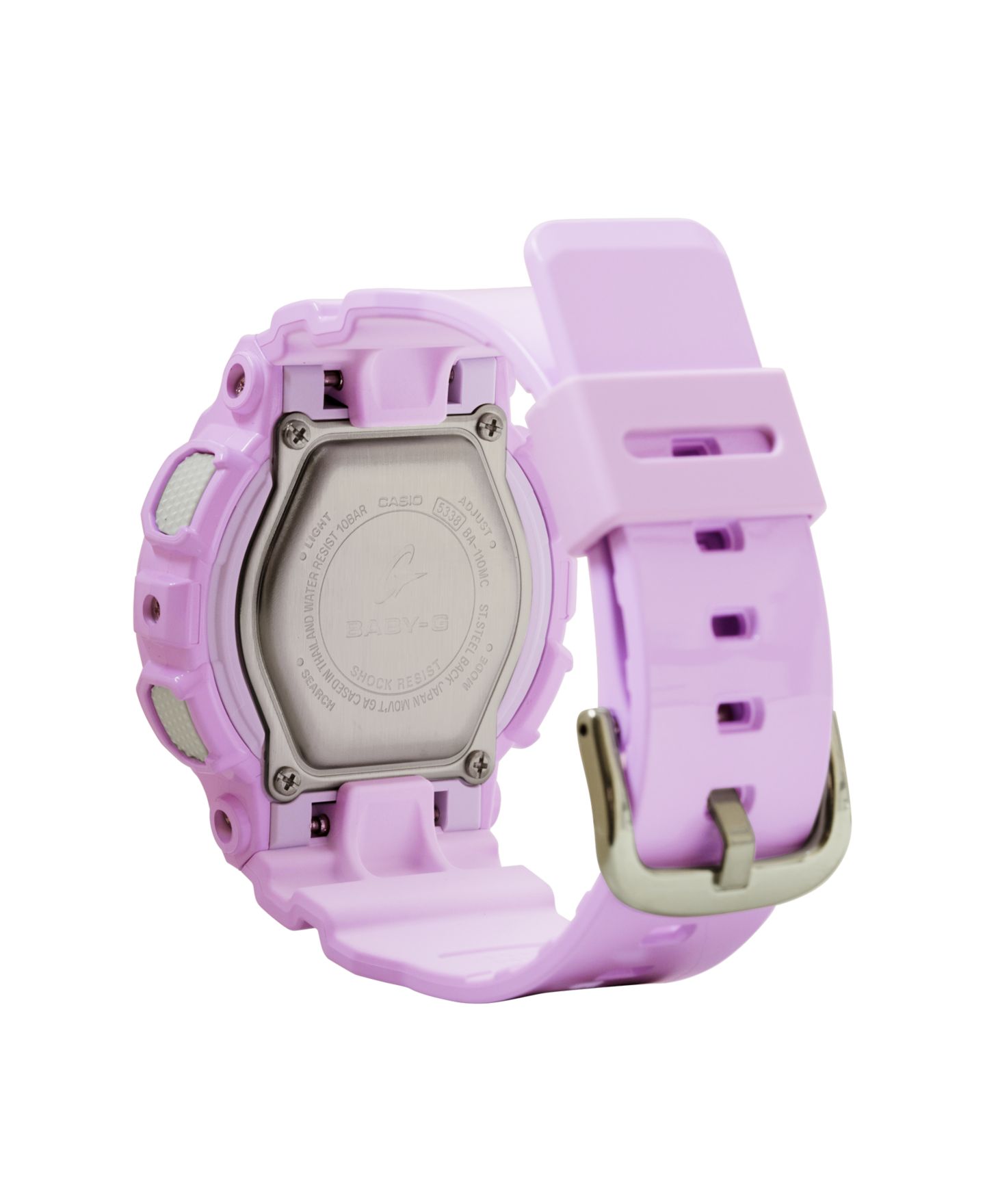 Женские часы G-Shock Baby-G Japanese Quartz Purple Resin Watch 43.4mm — фото 3