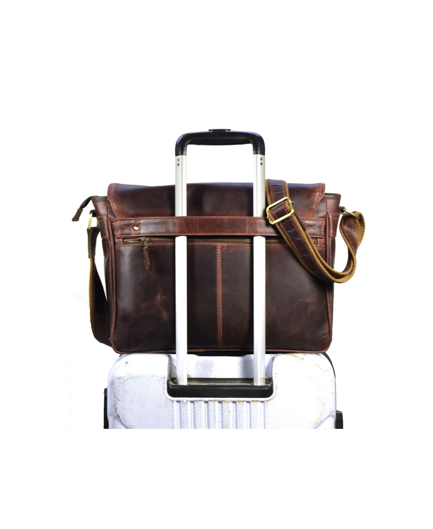 Сумка Aaron Leather Goods Leather Messenger — фото 5