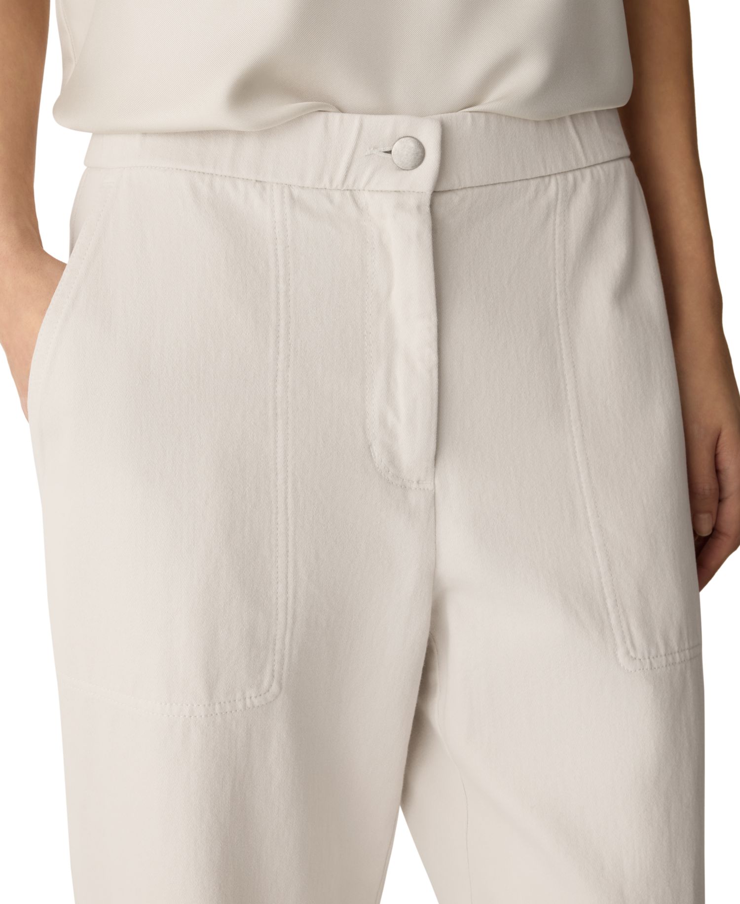 Eileen Fisher Petite Straight Ankle Pant High-Rise Pants