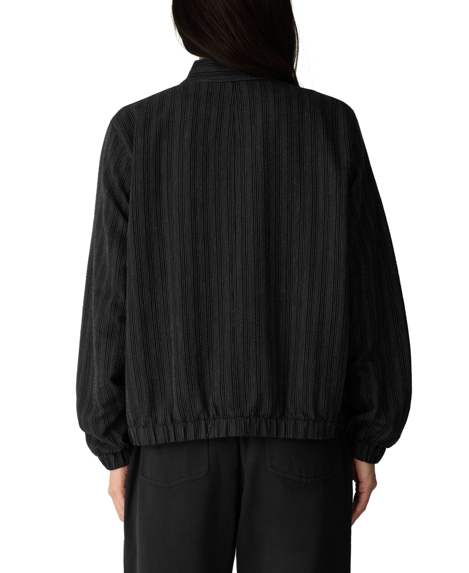 Women's Band-Collar Long-Sleeve Jacket