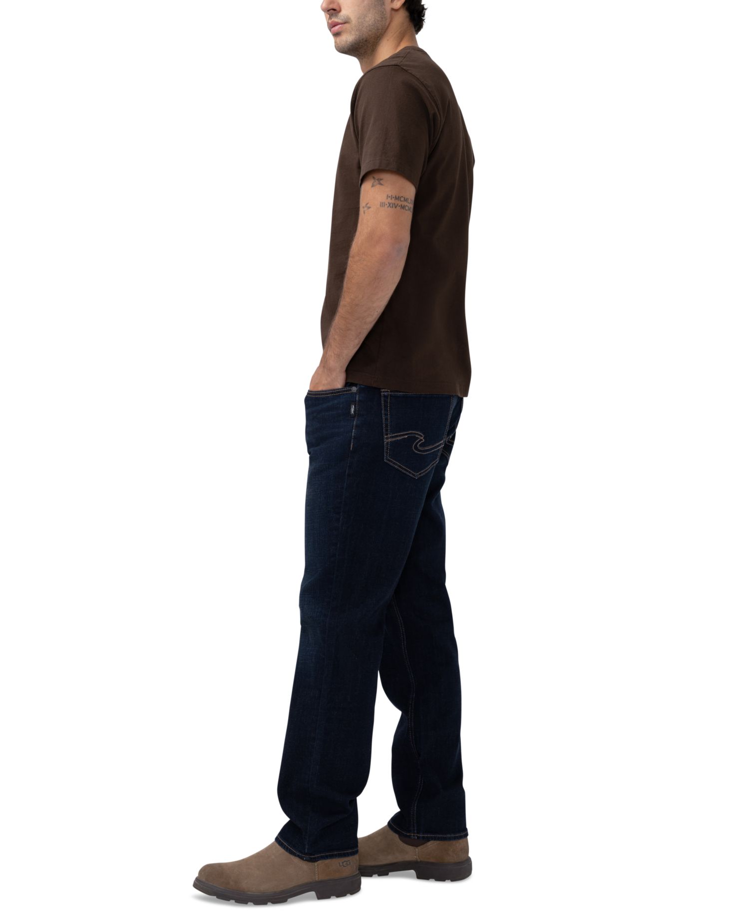 Men's Eddie Slim Straight-Leg Jeans