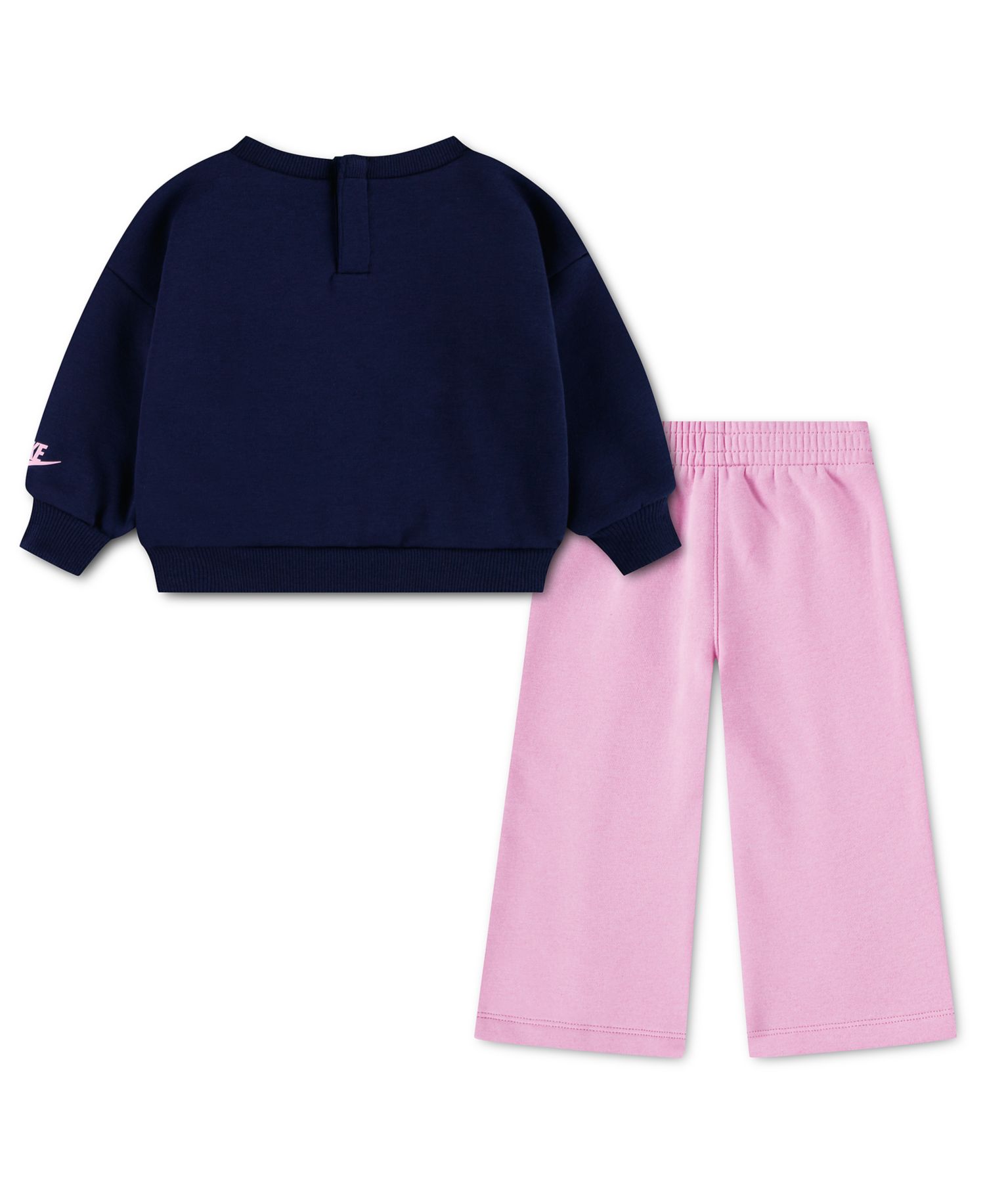 Baby Girls' Retro Remix Sweatshirt and Wide-Leg Pants, 2-Piece Set