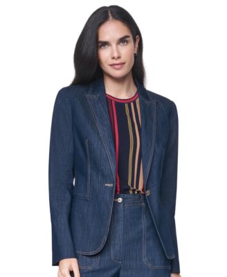 Women's Notch-Collar One-Button Blazer
