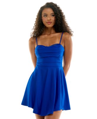 Blue Skater Dress