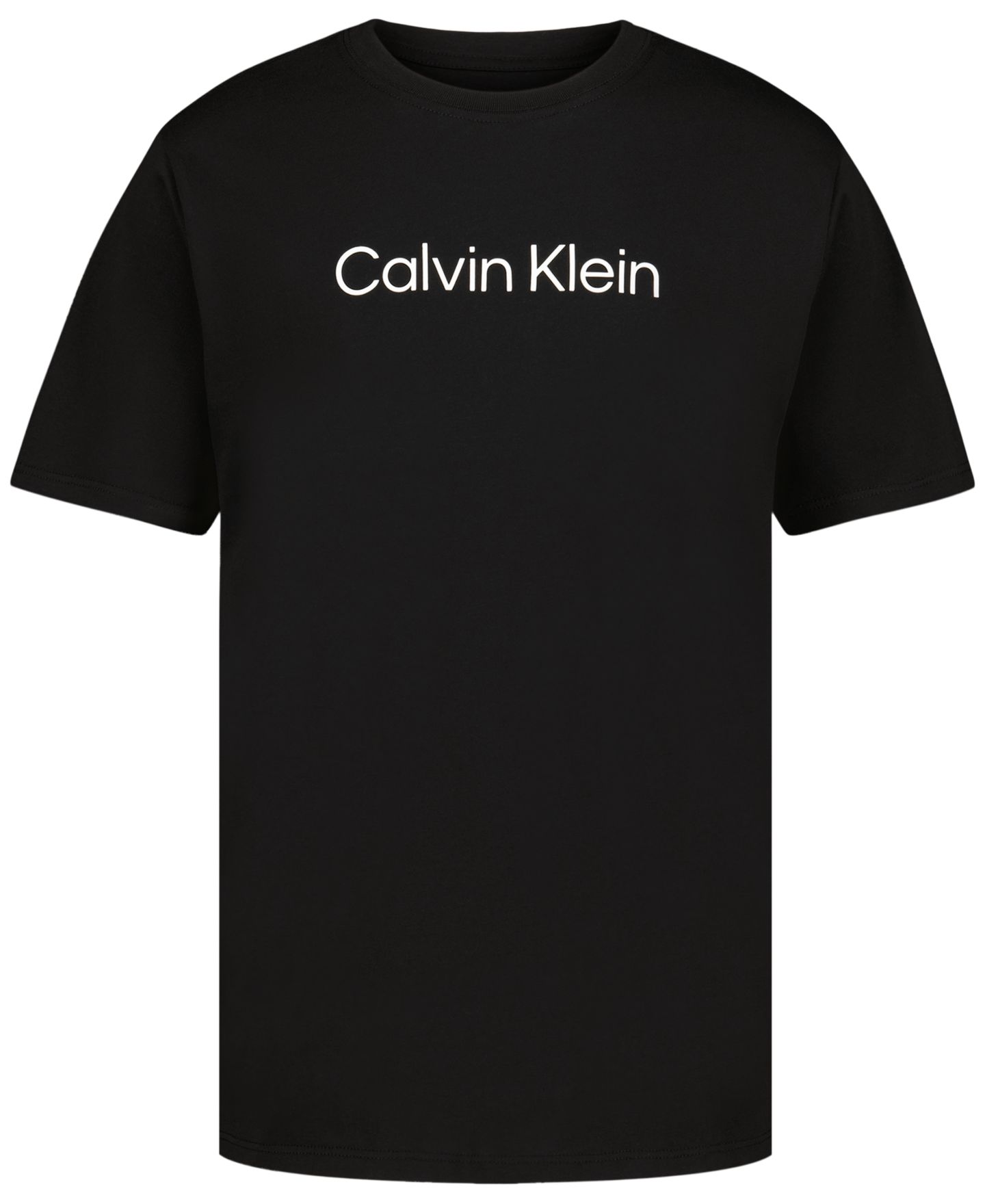 Футболка Calvin Klein Short-Sleeve для мальчиков, цвет: Чёрный — фото 1