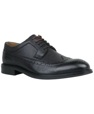 Men's Asherr Long Wing Brogue Leather Dress Shoes