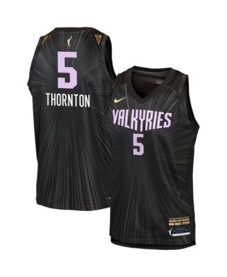 Big Boys and Girls Kayla Thornton Anthracite Golden State Valkyries Victory Rebel Edition Jersey