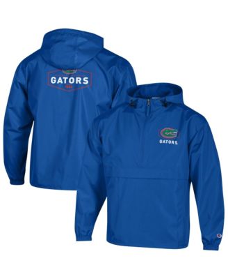Men's Royal Florida Gators Delay Packable Half-Zip Jacket