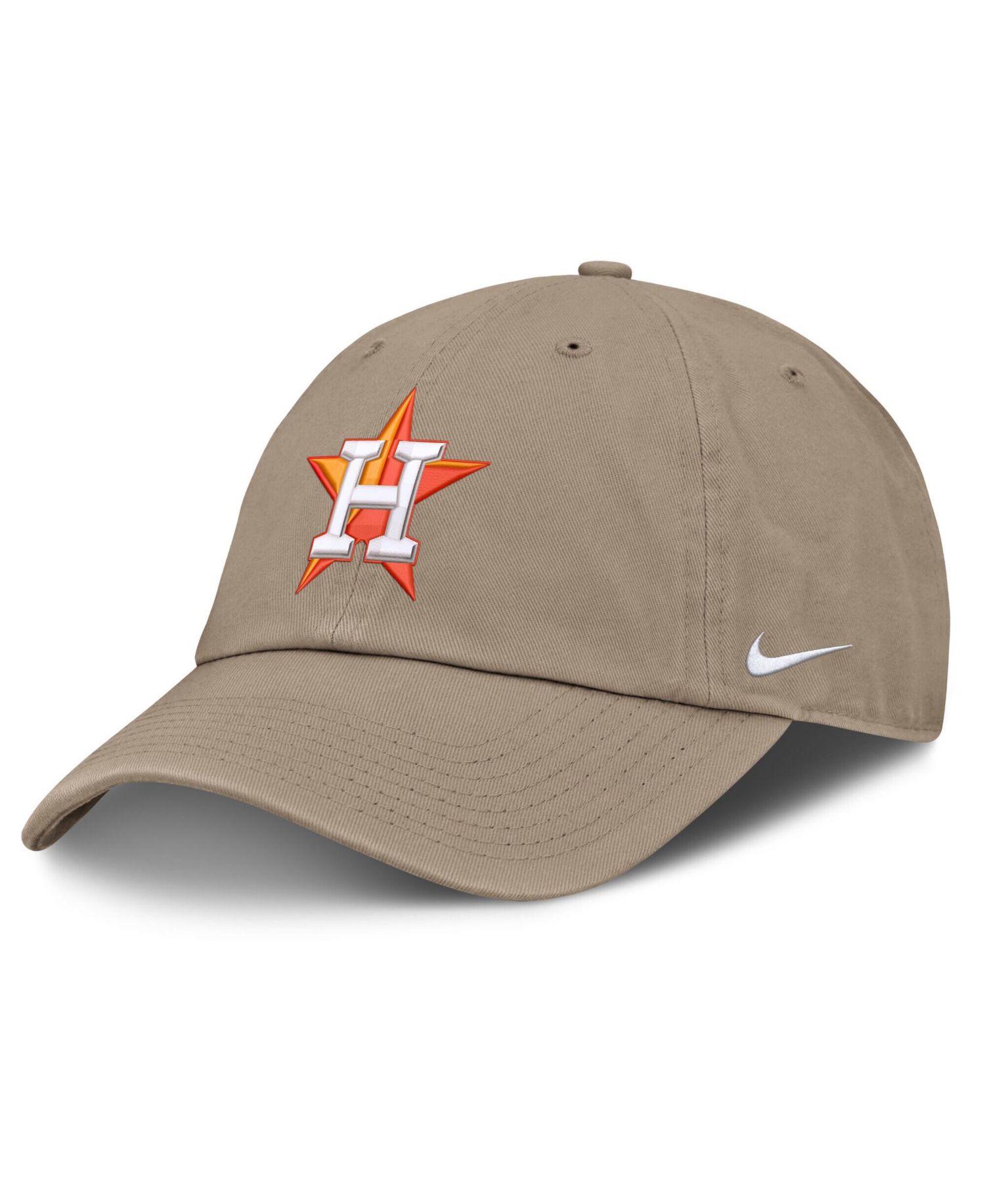Men's Khaki Houston Astros Celebrating America's 250th Club Adjustable Hat