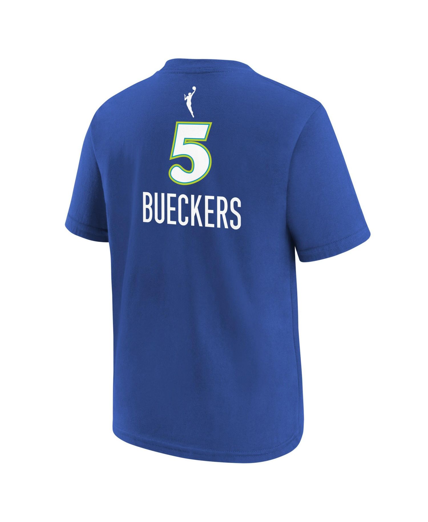 Big Boys and Girls Paige Bueckers Blue Dallas Wings Rebel Edition Name & Number T-Shirt