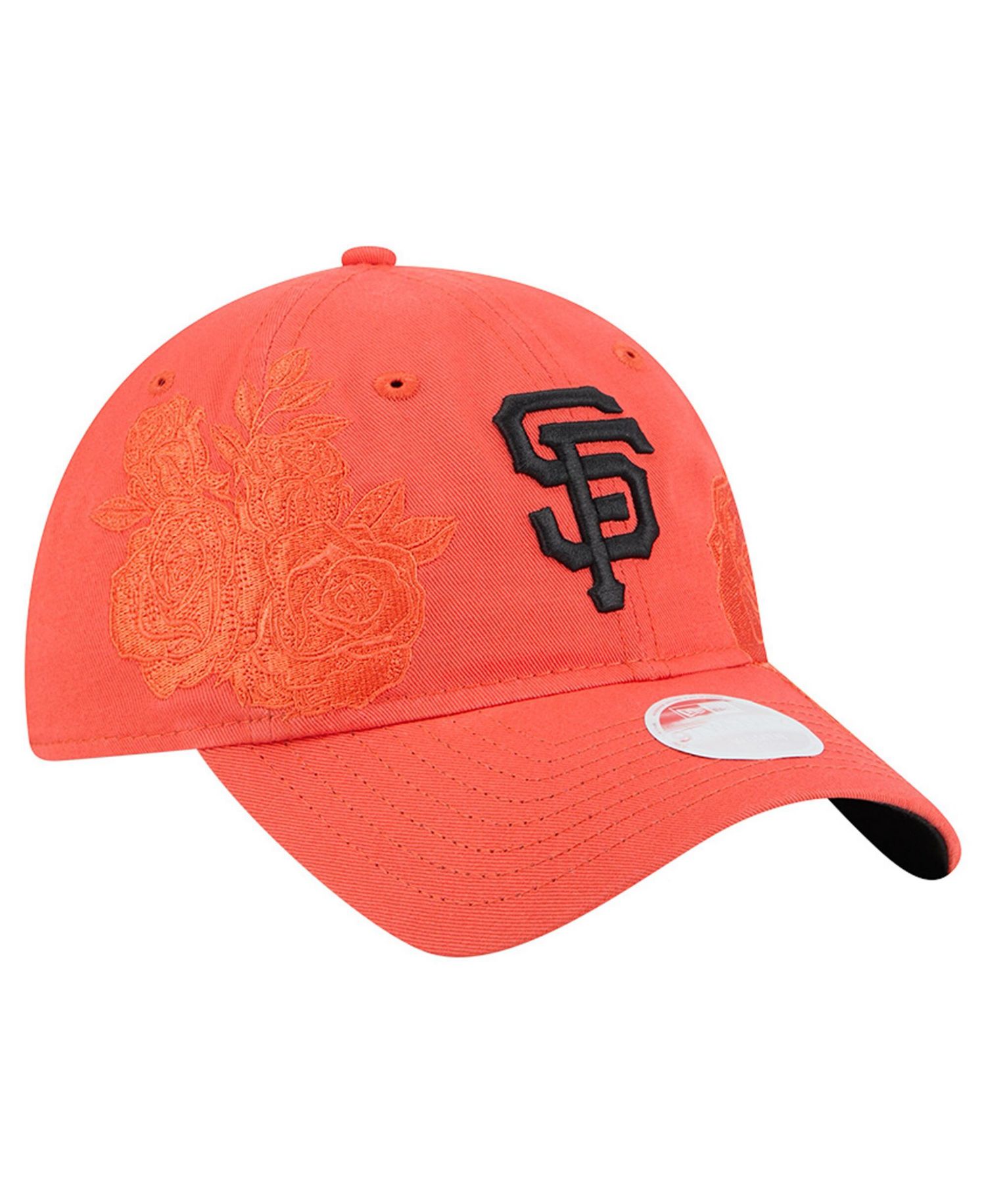 Women's Orange San Francisco Giants Roses 9TWENTY Adjustable Hat