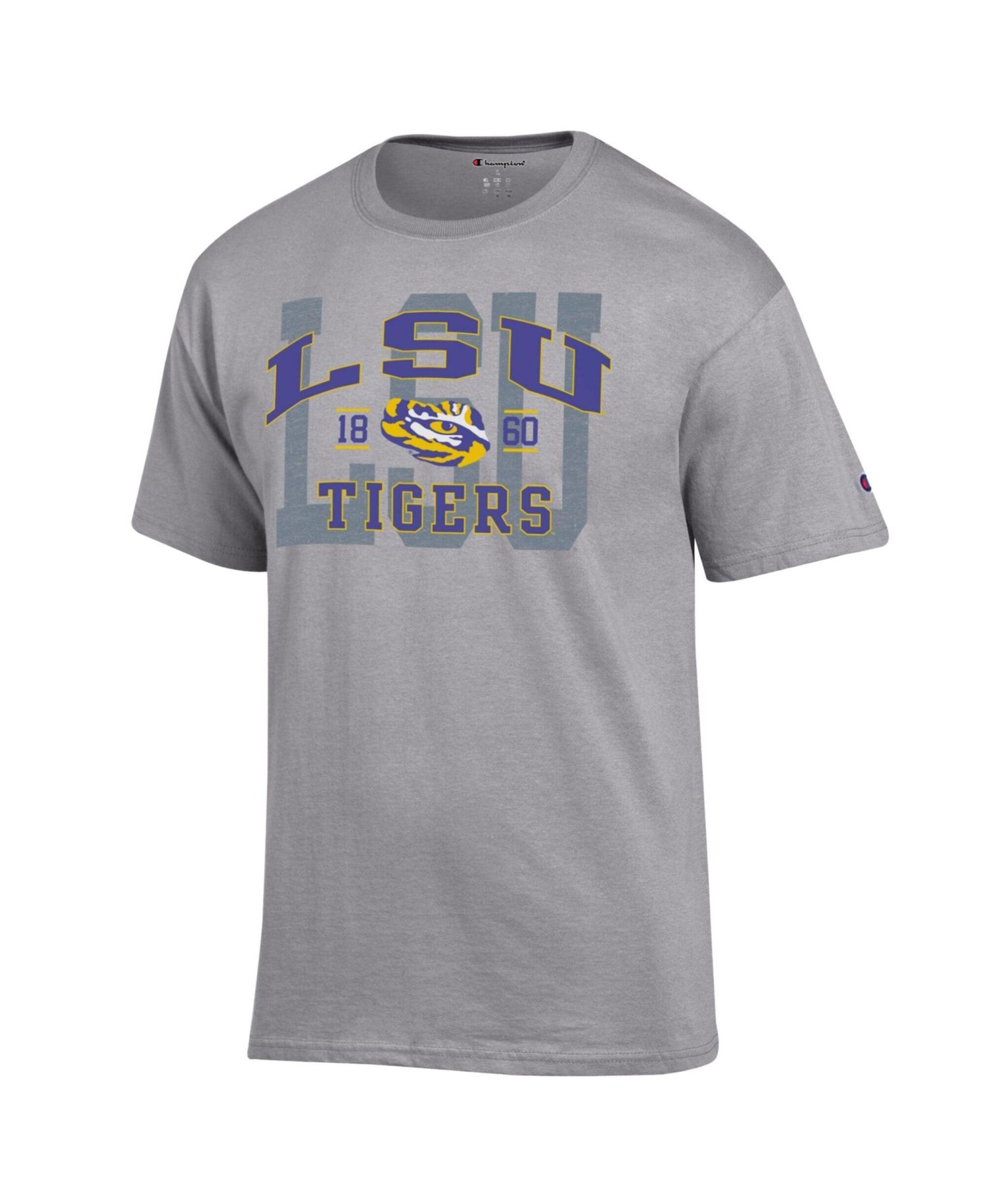 Men's Heather Gray LSU Tigers Varsity T-Shirt