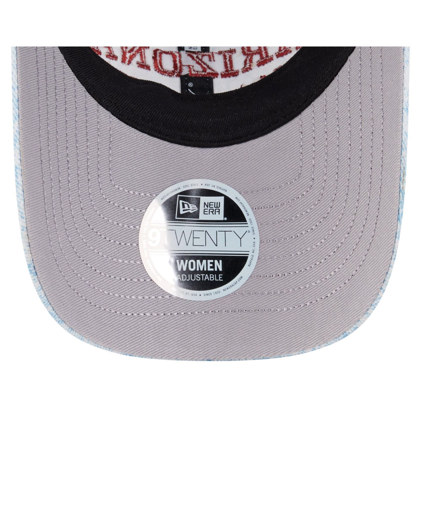 Женская кепка New Era Light Blue Arizona Diamondbacks Daisy All Over 9TWENTY Adjustable Hat — фото 2