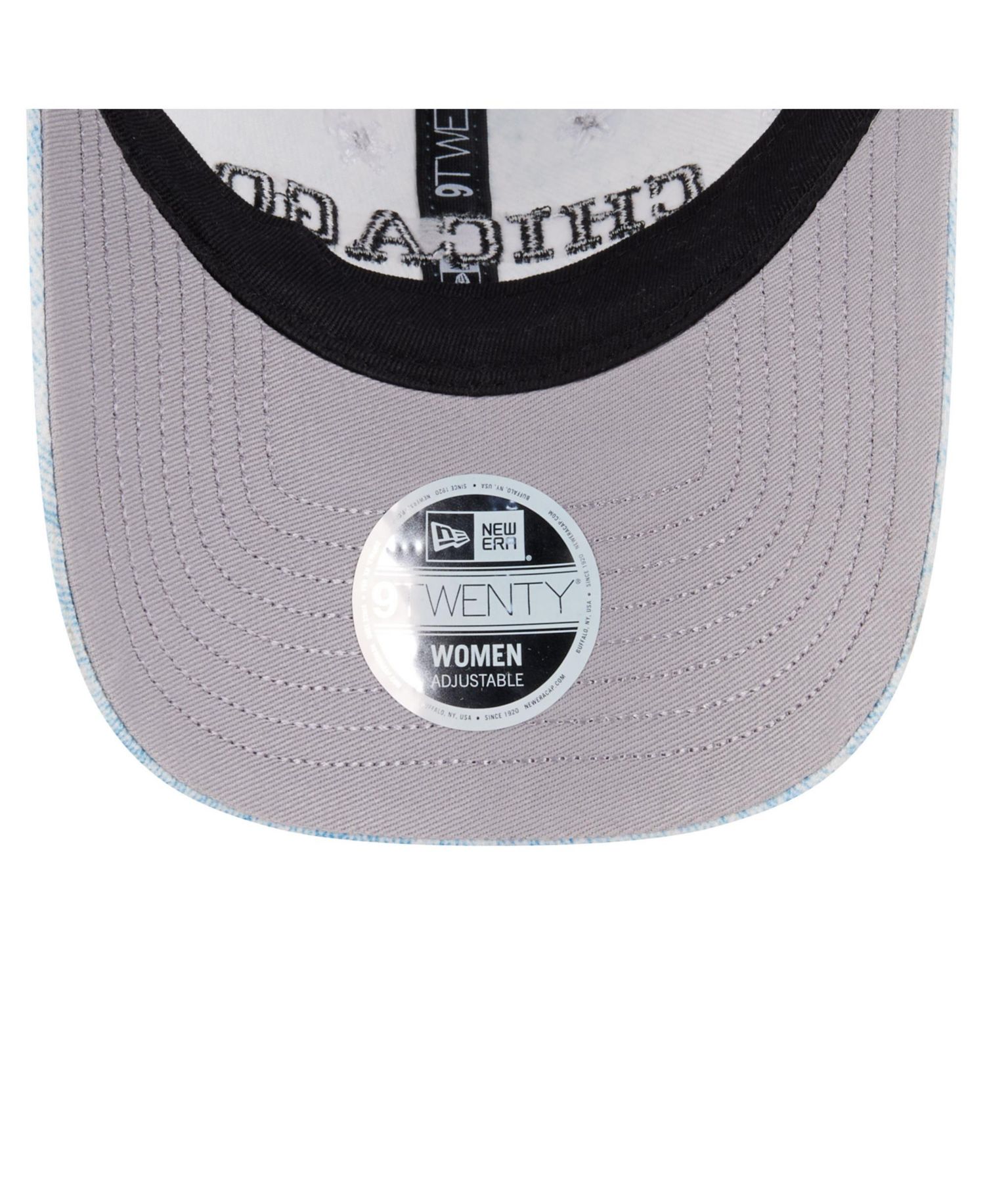 Women's Light Blue Chicago White Sox Daisy All Over 9TWENTY Adjustable Hat