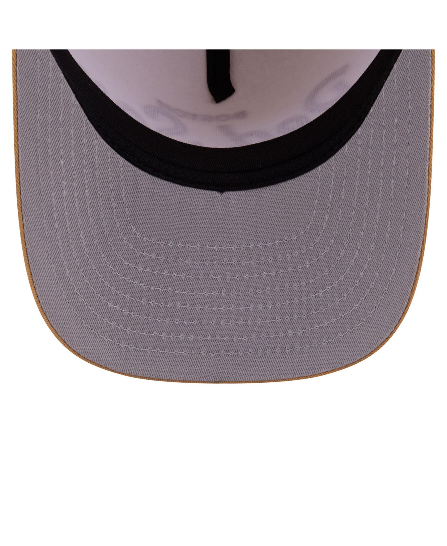 Men's Cream Boston Red Sox Herringbone 9FIFTY A-Frame Snapback Hat