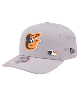 Men's Gray Baltimore Orioles Laser Perforated 9SEVENTY Adjustable Hat