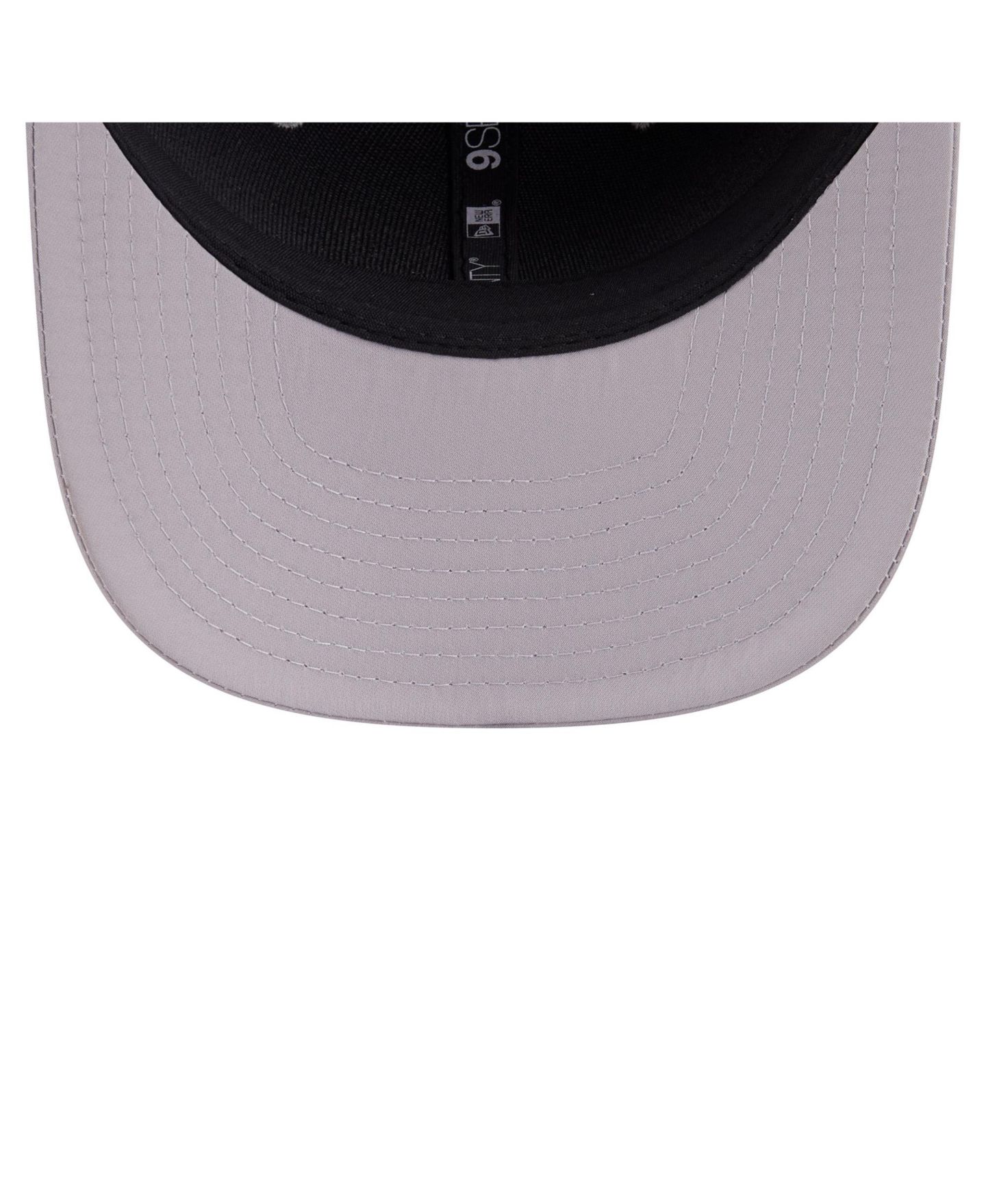 Мужская кепка New Era Gray Cincinnati Reds Laser Perforated 9SEVENTY Adjustable Hat — фото 2