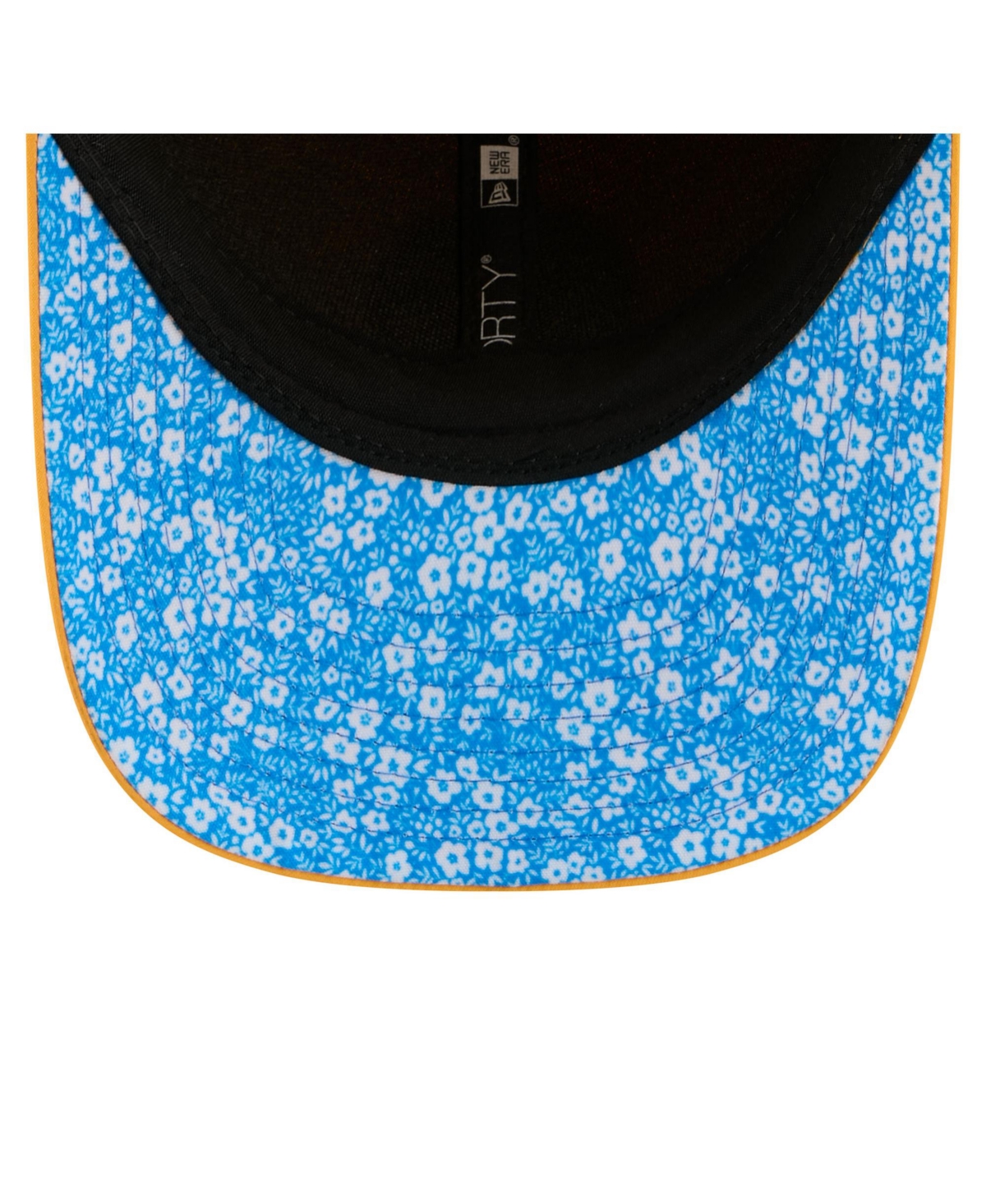 New Era Men's Gold Los Angeles Chargers Floral 9FORTY M-Crown Trucker Adjustable Hat