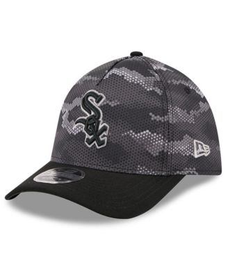 Men's Black Chicago White Sox Camo 39THIRTY A-Frame Flex Hat
