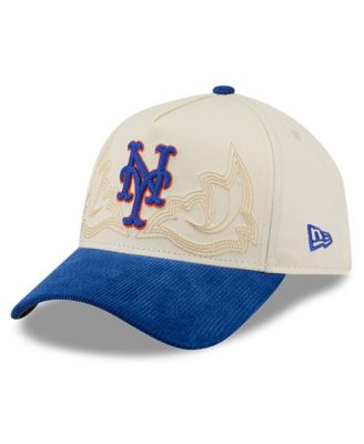 Men's Stone New York Mets Western Stitch 9FORTY A-Frame Adjustable Hat