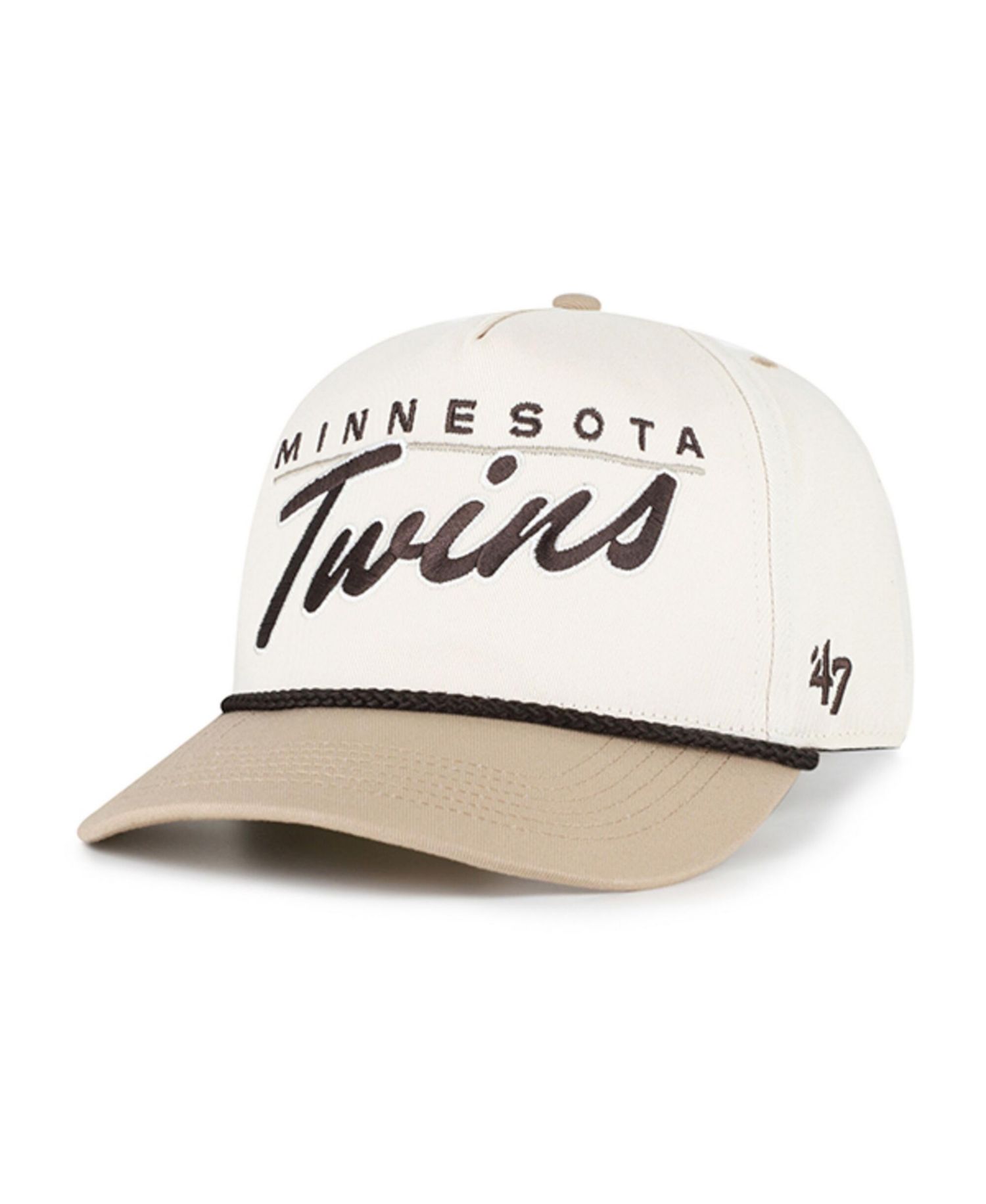 Men's Natural/Tan Minnesota Twins Neutral Terrain Hitch Rope Adjustable Hat