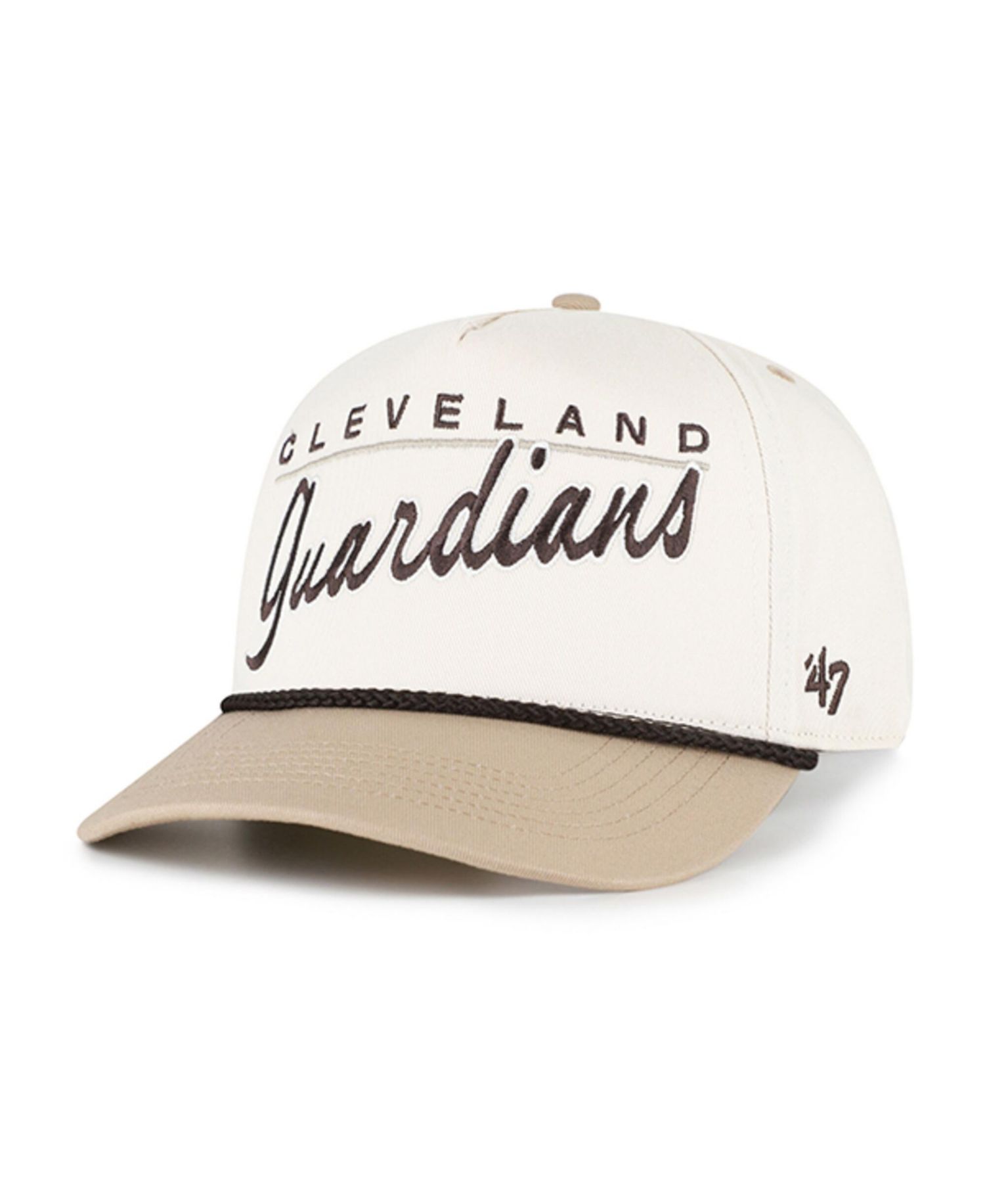 Men's Natural/Tan Cleveland Guardians Neutral Terrain Hitch Rope Adjustable Hat