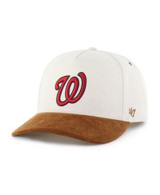Carhartt X '47 Men's Natural/Brown Washington Nationals Undyed Relaxed Hitch Adjustable Hat