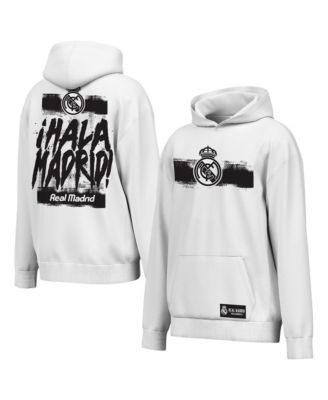Men's White Real Madrid Chant Hoodie