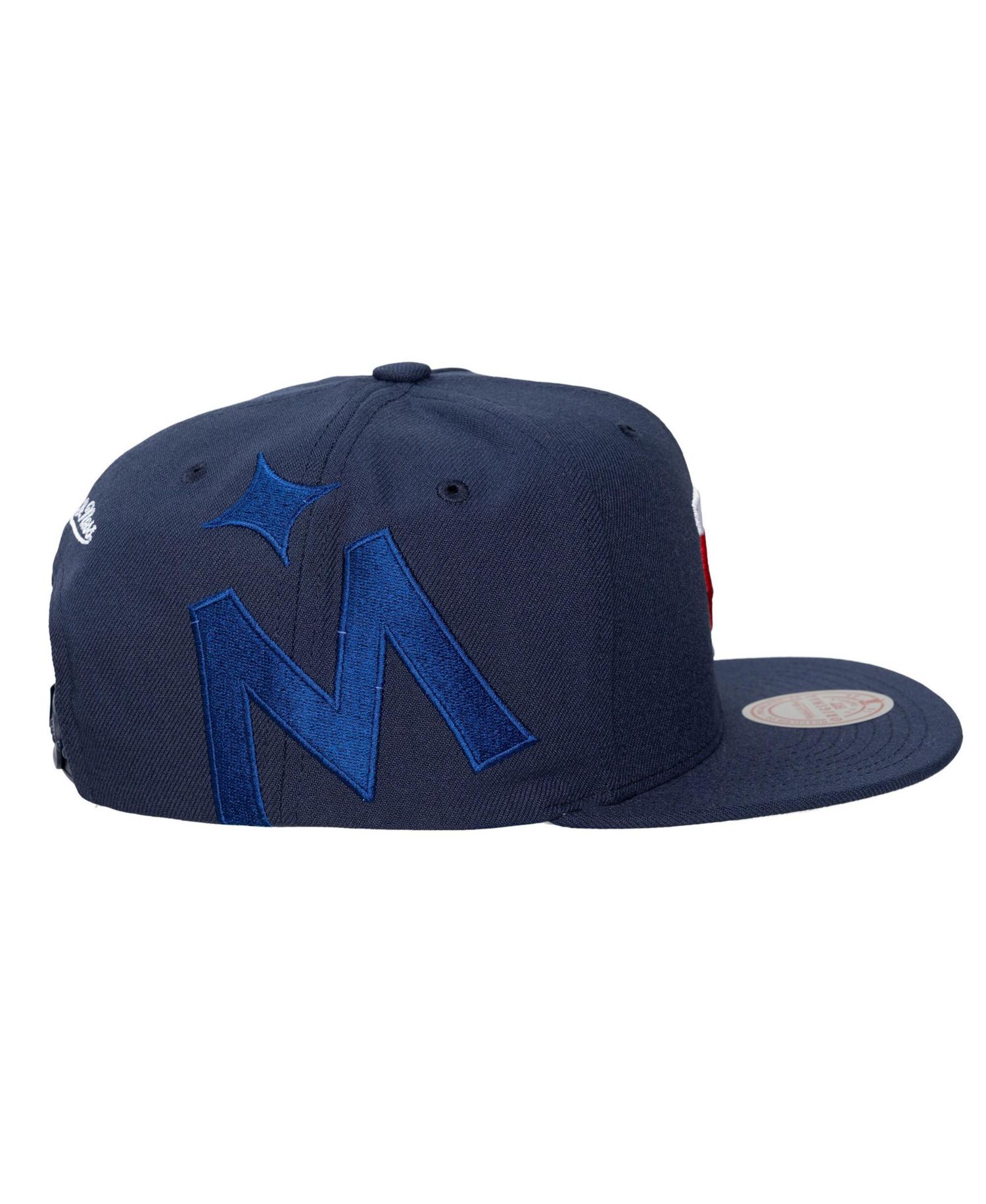 Men's and Women's Navy Minnesota Twins Side Logo Snapback Hat