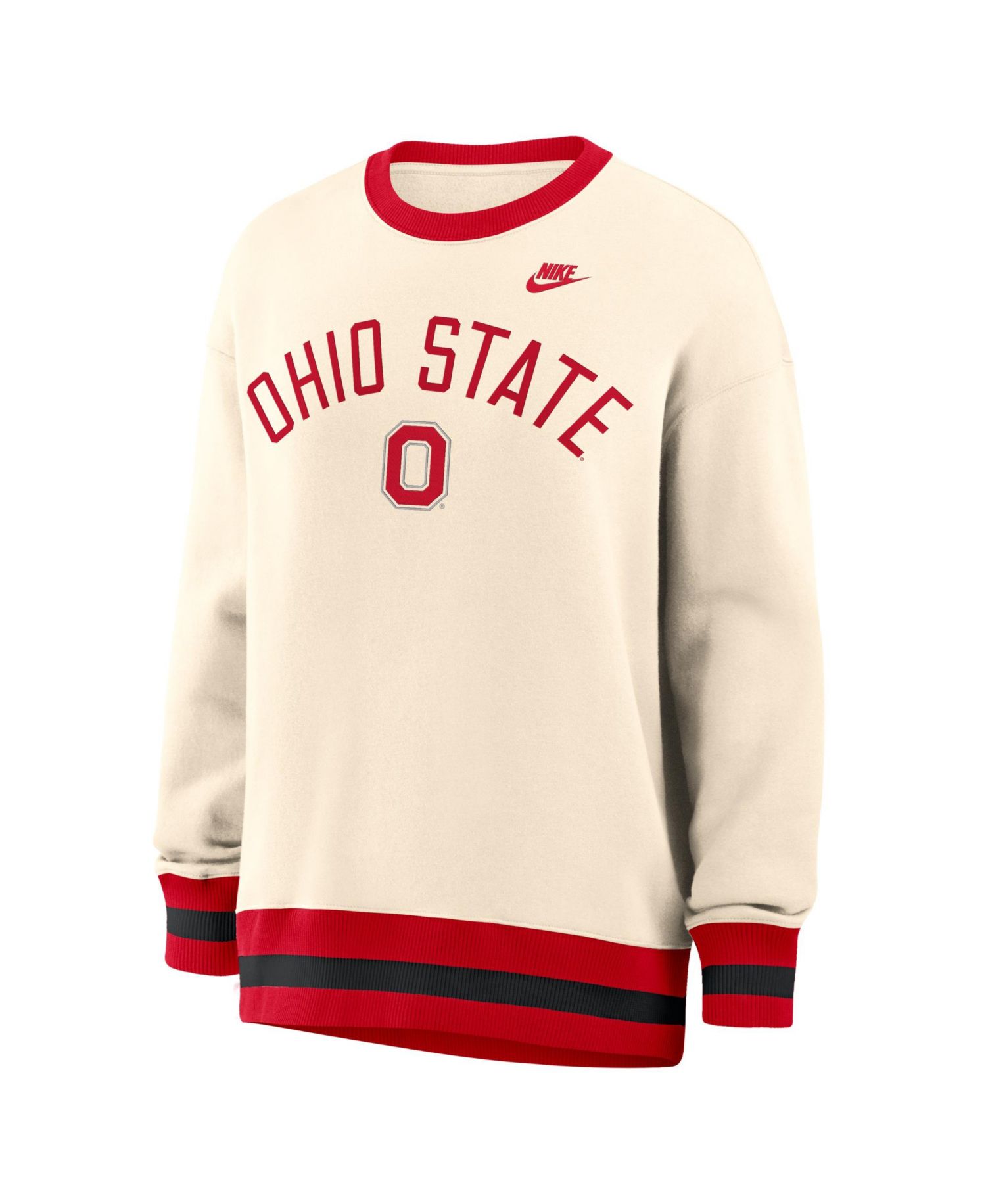 Women's Ohio State Buckeyes Legacy Oversized Graphic Pullover Sweatshirt