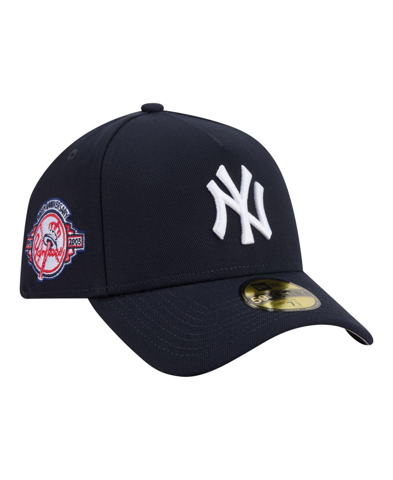 Men's Navy New York Yankees A-Frame 59FORTY Fitted Hat